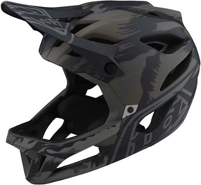 Troy Lee Designs Stage Mips Helmet (Stealth)  - Camo - Green - M/L, Camo - Green
